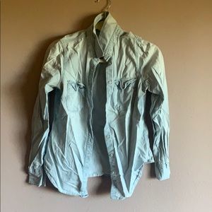 Denim button up